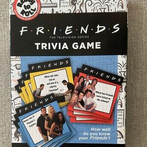 FRIENDS Trivia Game - Black, Blue, and Yellow